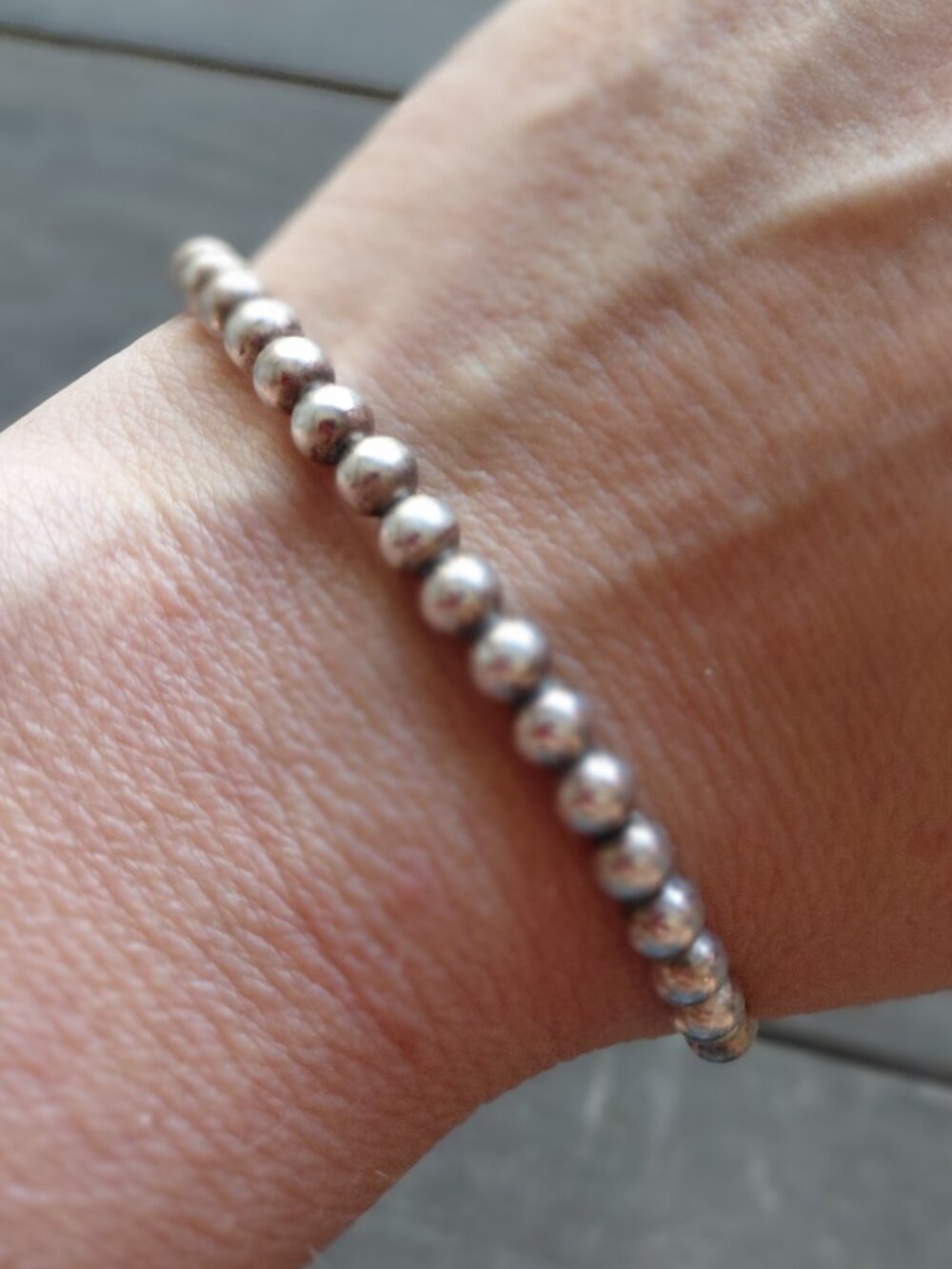 Handmade sterling silver slip knot bracelet NEW